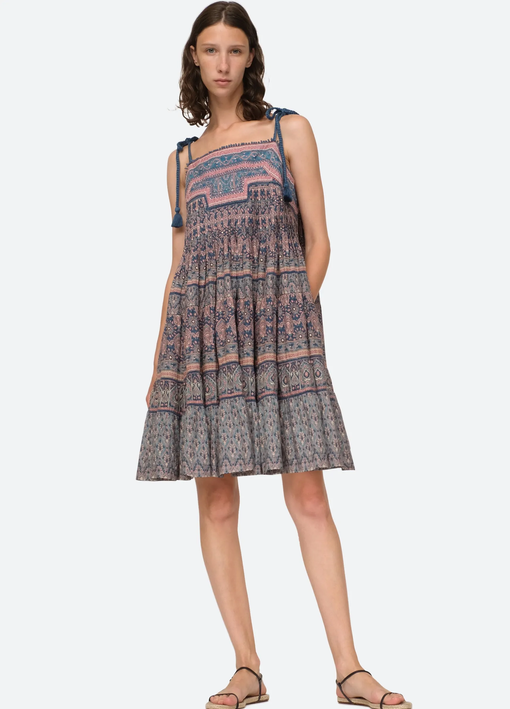 Sea New York Parker Mini Dress Lilac New
