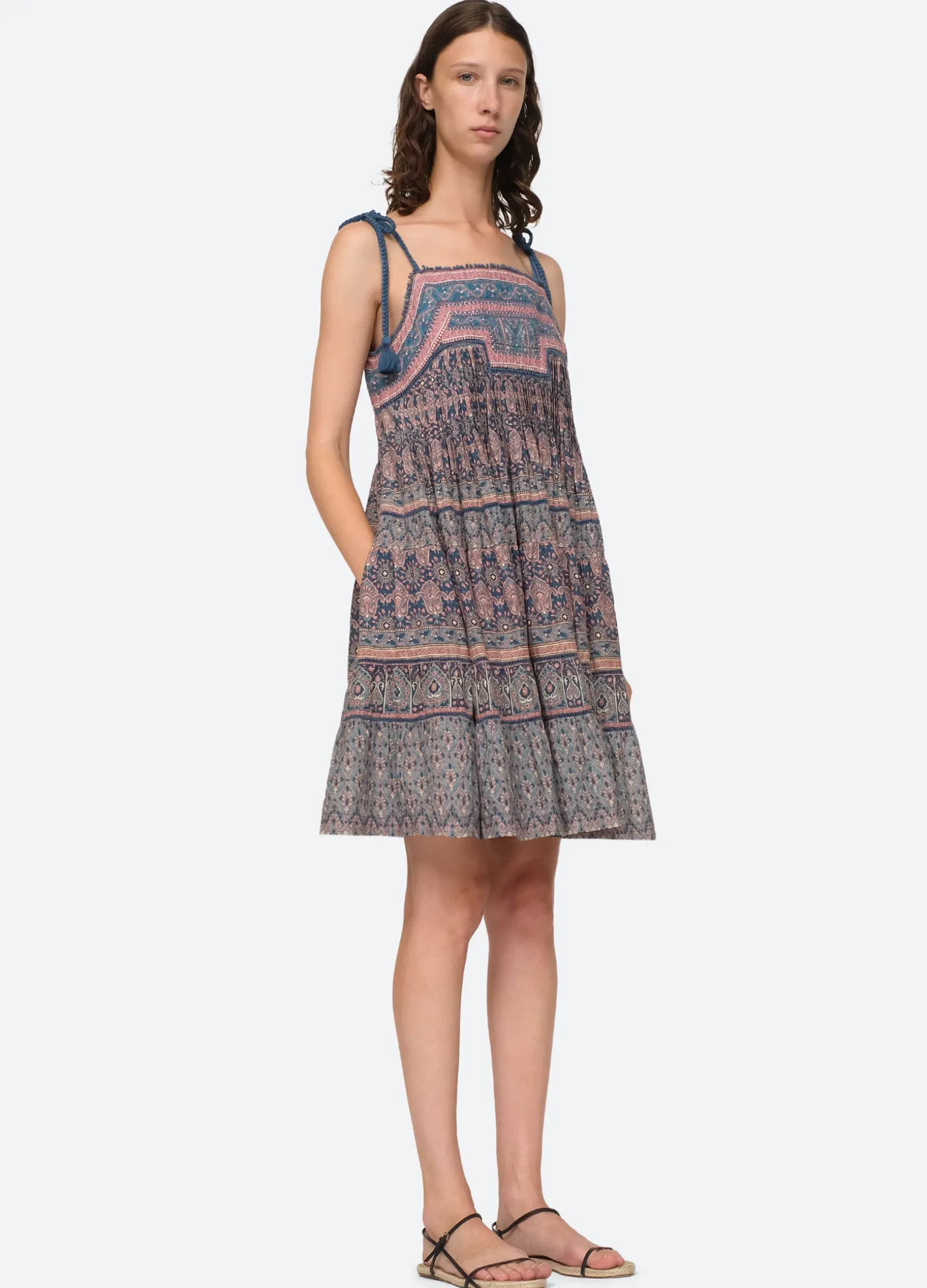 Sea New York Parker Mini Dress Lilac New