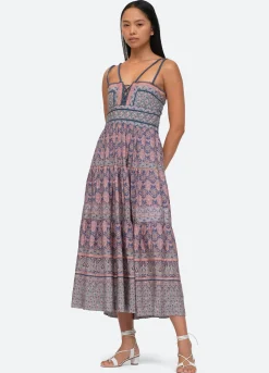 Sea New York Parker Slip Dress Lilac Fashion