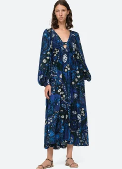 Sea New York Patty L/S Dress Navy Cheap