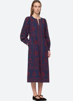 Sea New York Petunia Caftan Navy New