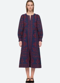 Sea New York Petunia Caftan Navy New