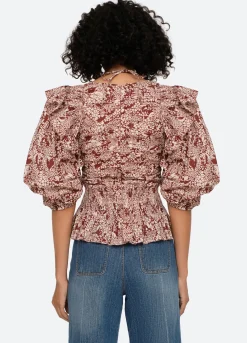 Sea New York Priya Top Merlot Store