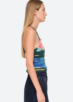 Sea New York Ray Halter Top Multi Hot