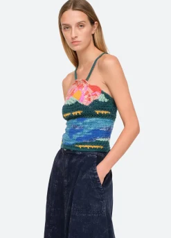 Sea New York Ray Halter Top Multi Hot