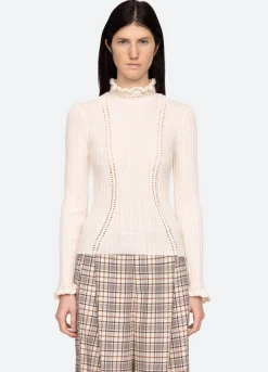 Sea New York Riva Turtle Neck Top Cheap