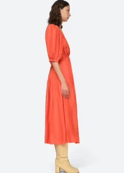 Sea New York Roberta Dress Red Outlet