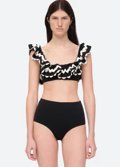 Sea New York Ryleigh Bikini Top Black Online