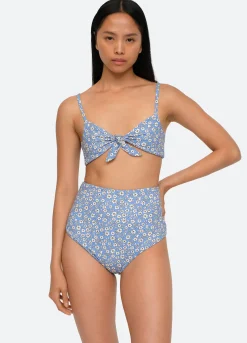 Sea New York Sadie Bikini Top Blue Outlet