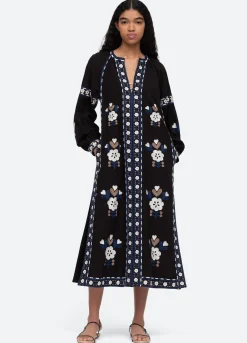 Sea New York Shaina L/S Dress Black New