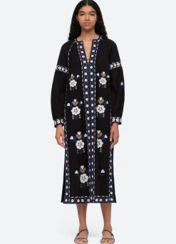 Sea New York Shaina L/S Dress Black New