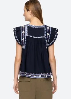 Sea New York Shaina Top Navy Best Sale