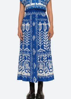 Sea New York Sonia Skirt Blue Clearance