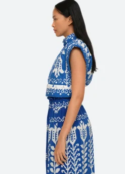 Sea New York Sonia Vest Blue Sale