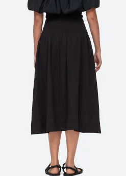 Sea New York Sophie Skirt Coverup Black Fashion