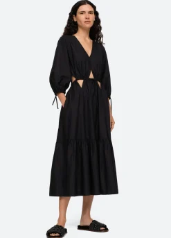 Sea New York Steph Cutout Dress Black Store
