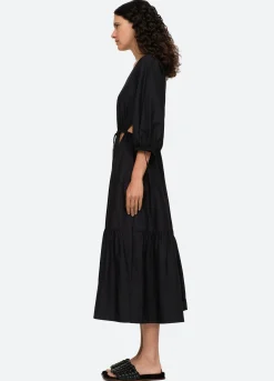 Sea New York Steph Cutout Dress Black Store