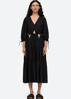 Sea New York Steph Cutout Dress Black Store