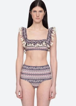 Sea New York Suzie Bikini Top Multi Hot