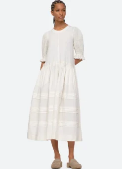 Sea New York Willa Puff Slv Dress Outlet
