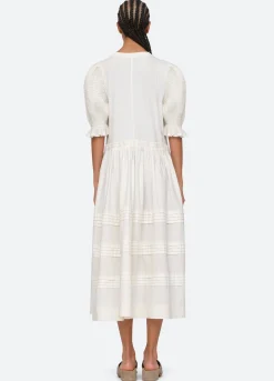 Sea New York Willa Puff Slv Dress Outlet