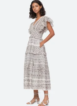Sea New York Yvonne Dress Lilac Online
