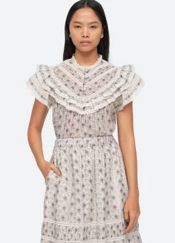 Sea New York Yvonne Top Lilac Clearance