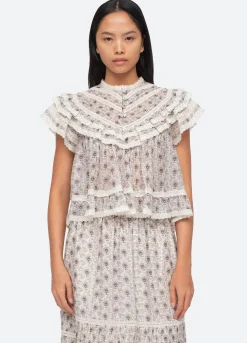 Sea New York Yvonne Top Lilac Clearance