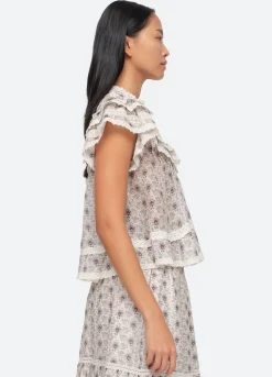 Sea New York Yvonne Top Lilac Clearance